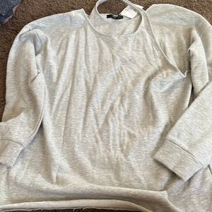 Gray oversize Sweatshirt Forever 21